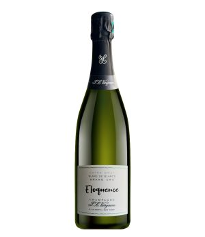 Champagne Eloquence 100% Chardonnay Extra Brut de J.L. Vergnon, procedente de Côte-des-Blancs.