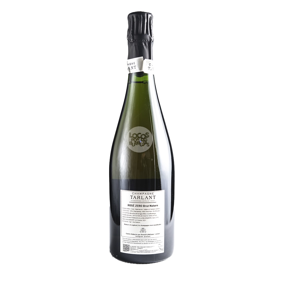 Tarlant Zero Rosé Brut Nature - Imagen 2