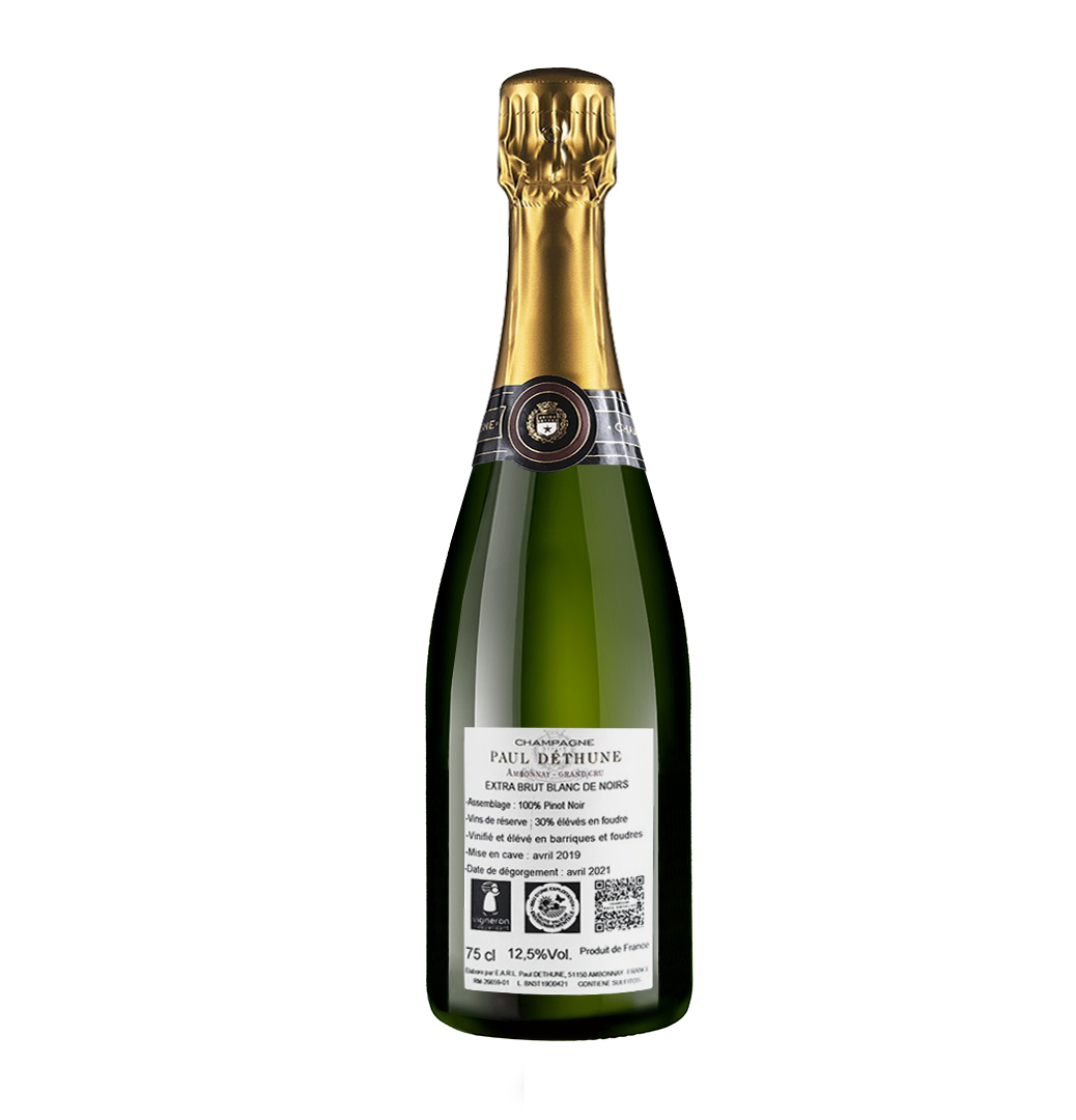 Paul Déthune Blanc de Noirs Extra Brut - Imagen 2