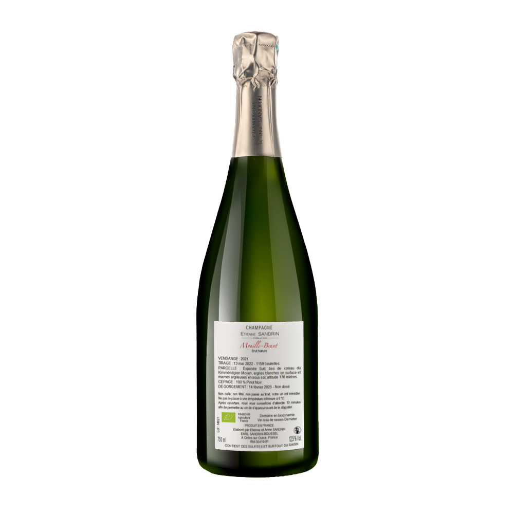 Étienne Sandrin Mouille-Brant 2021 Brut Nature - Imagen 2