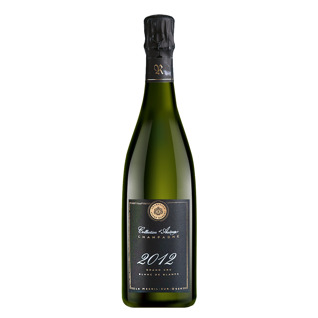 Champagne Collection d'Auteur 2012 Extra Brut 100% Chardonnay de André Robert. Procedente de la Côte des Blancs.