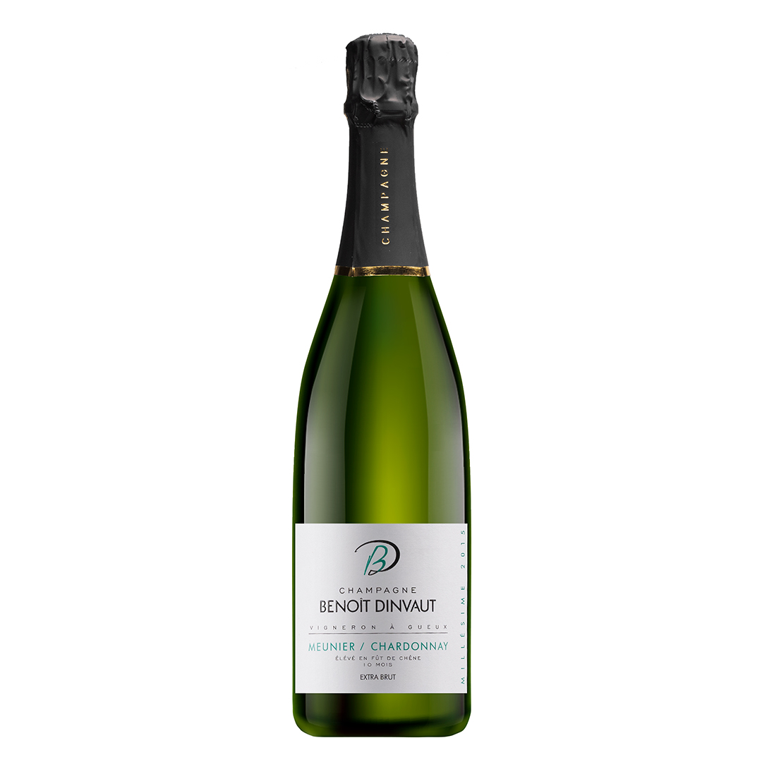 Champagne Millésime 2015 Extra Brut de Benoît Dinvaut.