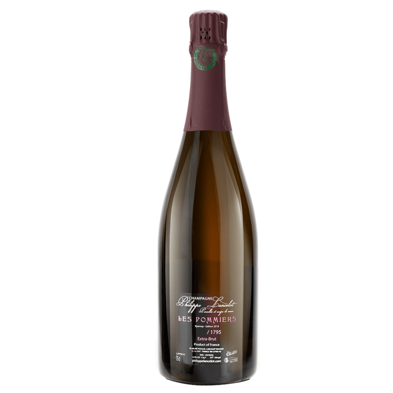 Philippe Lancelot Les Pommiers 2018 Extra Brut - Imagen 2