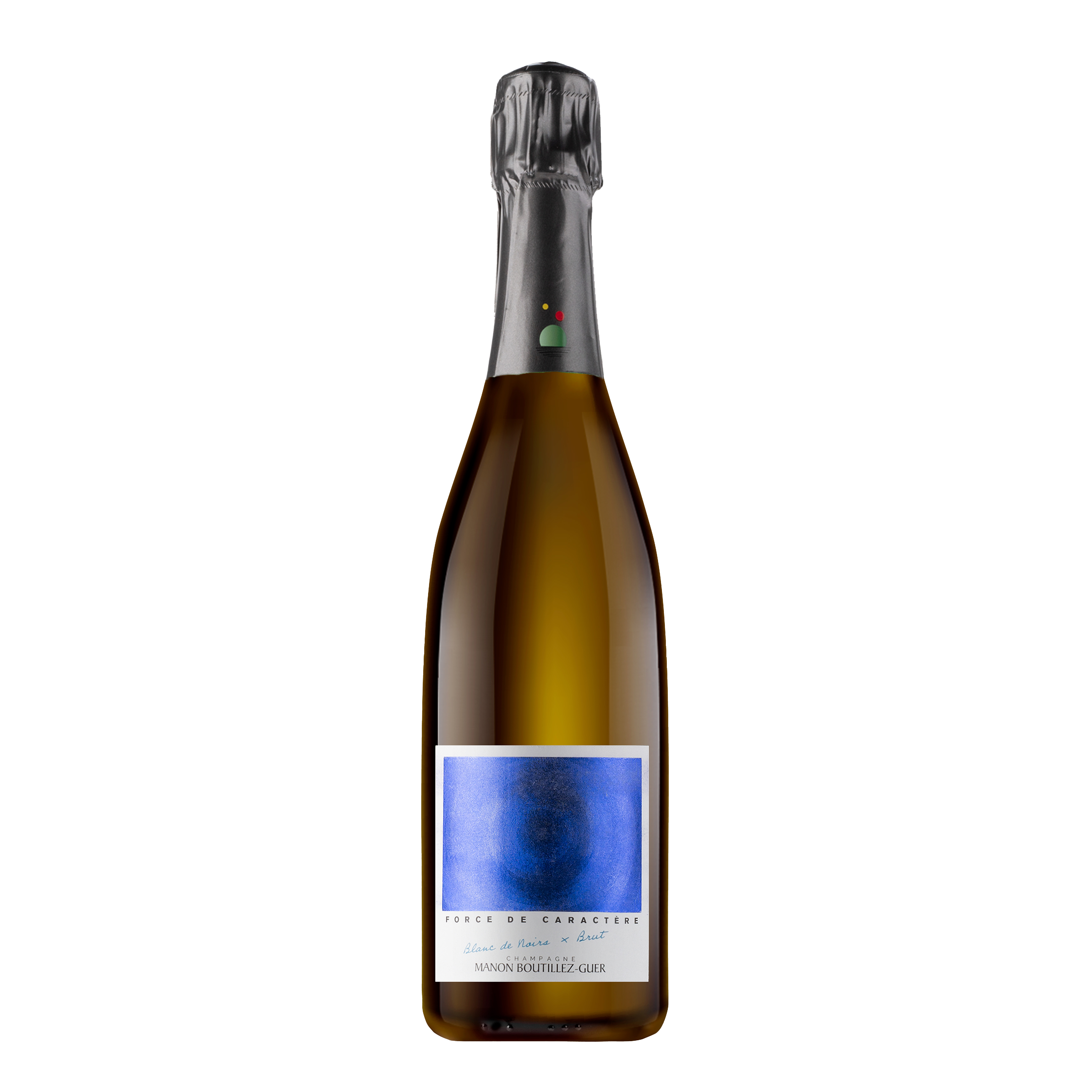 Champagne Force de Caractère Brut Assemblage de Manon Boutillez-Guer. Procedente de la Montagne de Reims.