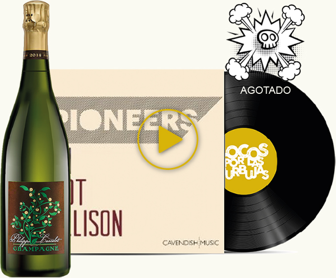 Botella disco fine fleur