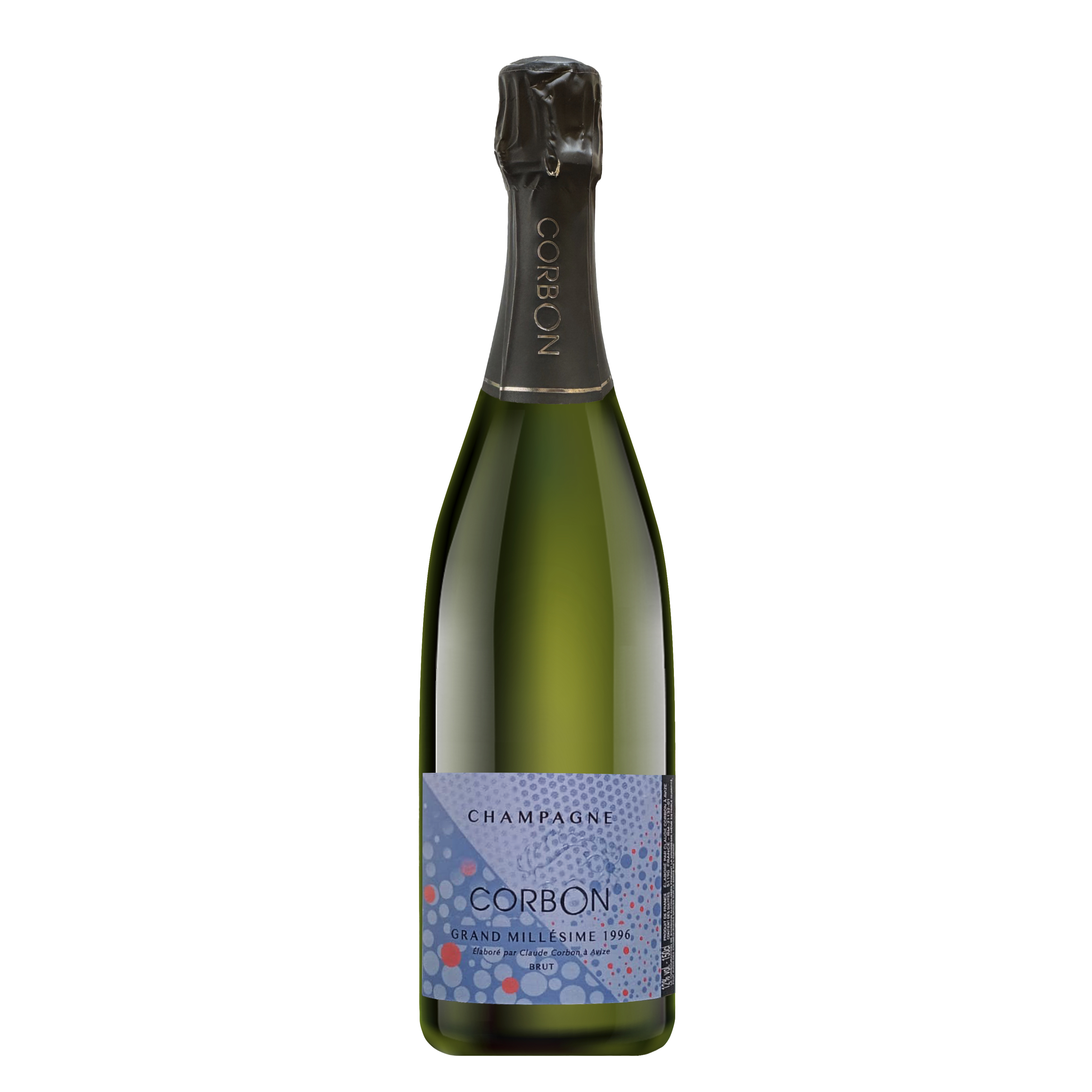 Champagne Magnum Millésime 1996 Brut 100% Chardonnay de Corbon. Procedente de la Côte des Blancs.