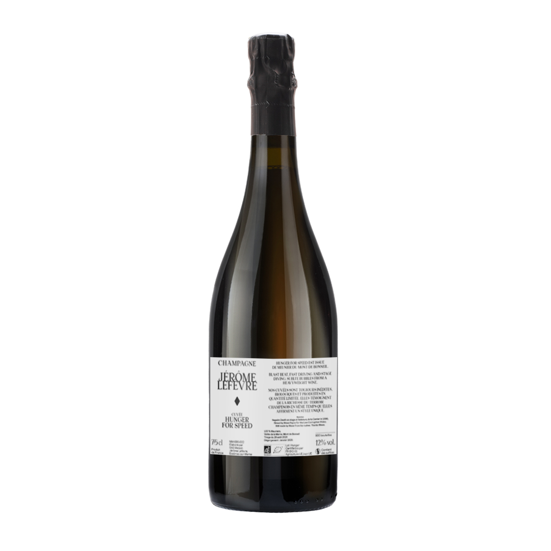 Champagne Hunger For Speed 2022 de Jérôme Lefèvre