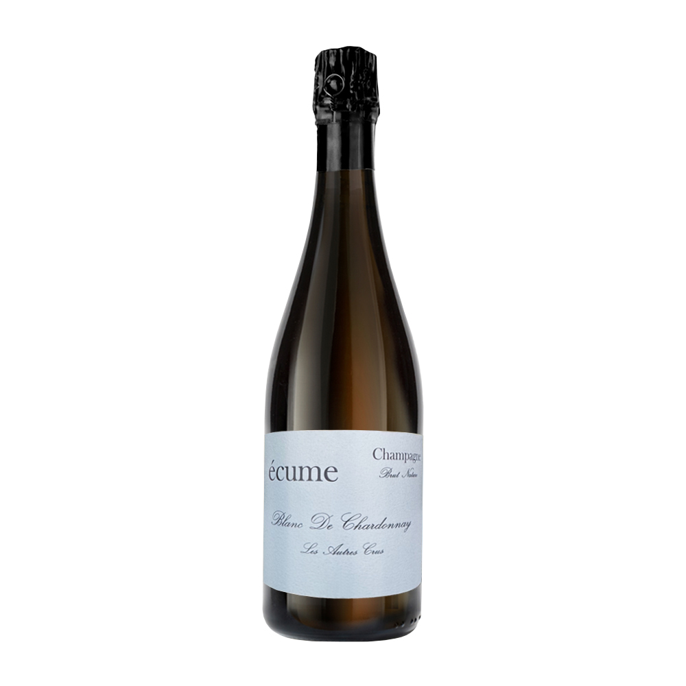 Champagne Blanc de Chardonnay Brut Nature de Écume.