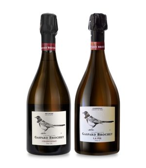 Colección de Champagne La Pie Tomo III y Tomo V 100% Chardonnay de Gaspard Brochet. Procedente de la Montagne de Reims.