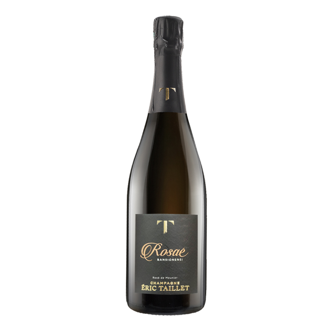 Champagne Rosaé Bansionensi Extra Brut de Eric Taillet. Procedente de Vallée de la Marne.