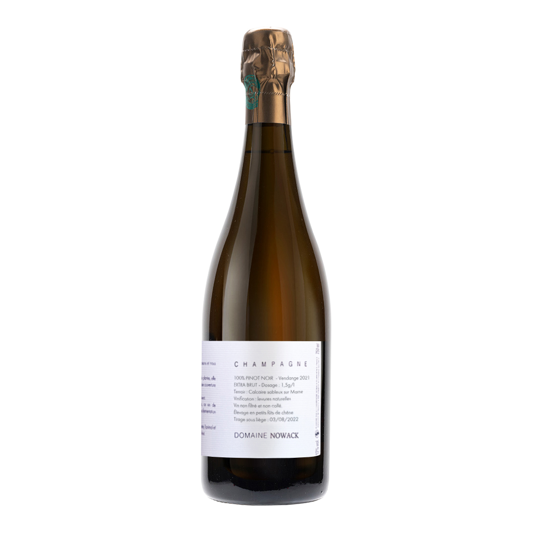 Champagne Bauchets Extra Brut 100% Pinot Noir de Flavien Nowack. Procedente del Vallée de la Marne.