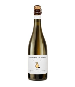 Sidra Cidrerie de Verzy Poiré Sec 2022 de Flavien Nowack. Procedente de la Montagne de Reims.
