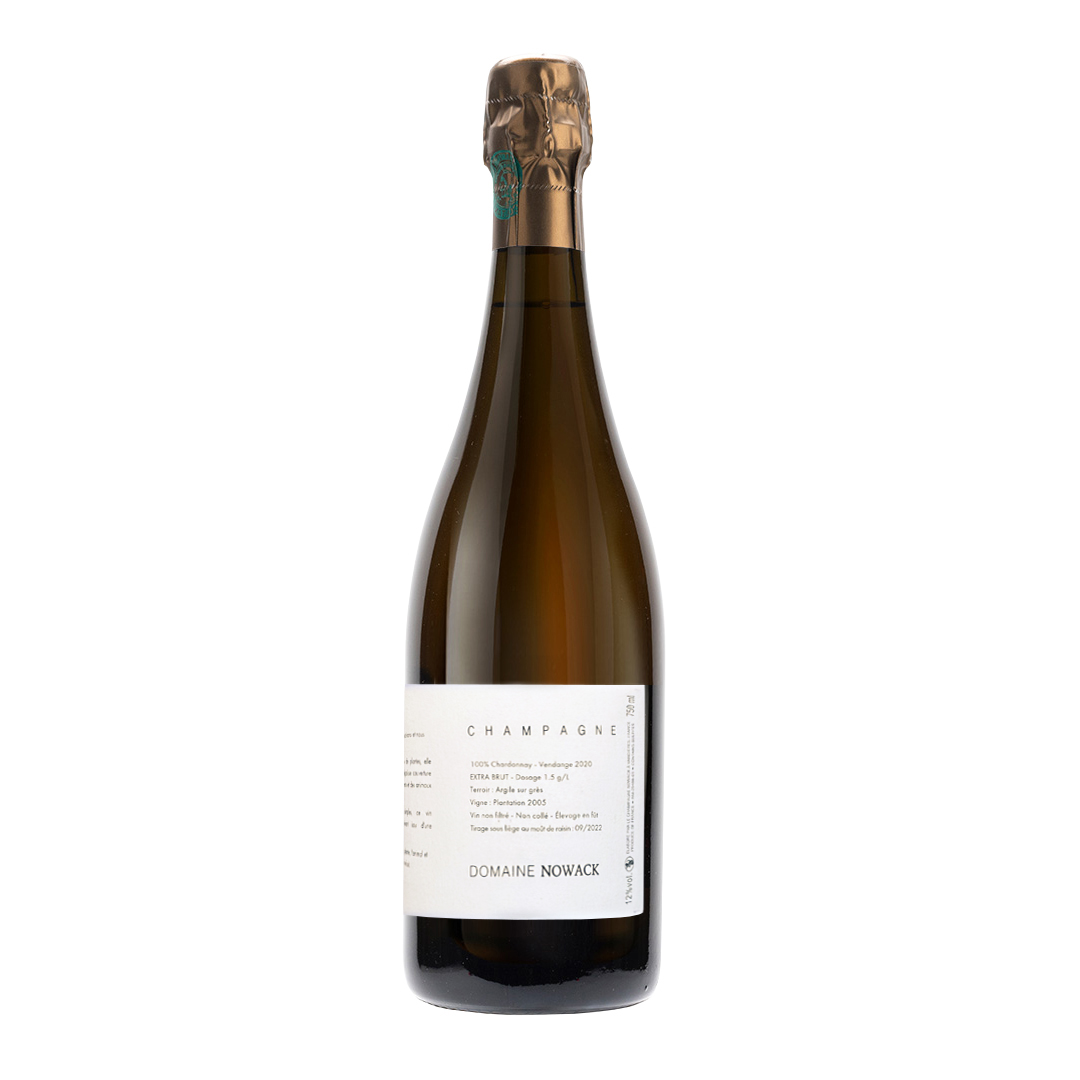 Champagne Tuilerie Extra Brut 100% Chardonnay de Flavien Nowack. Procedente del Vallée de la Marne.