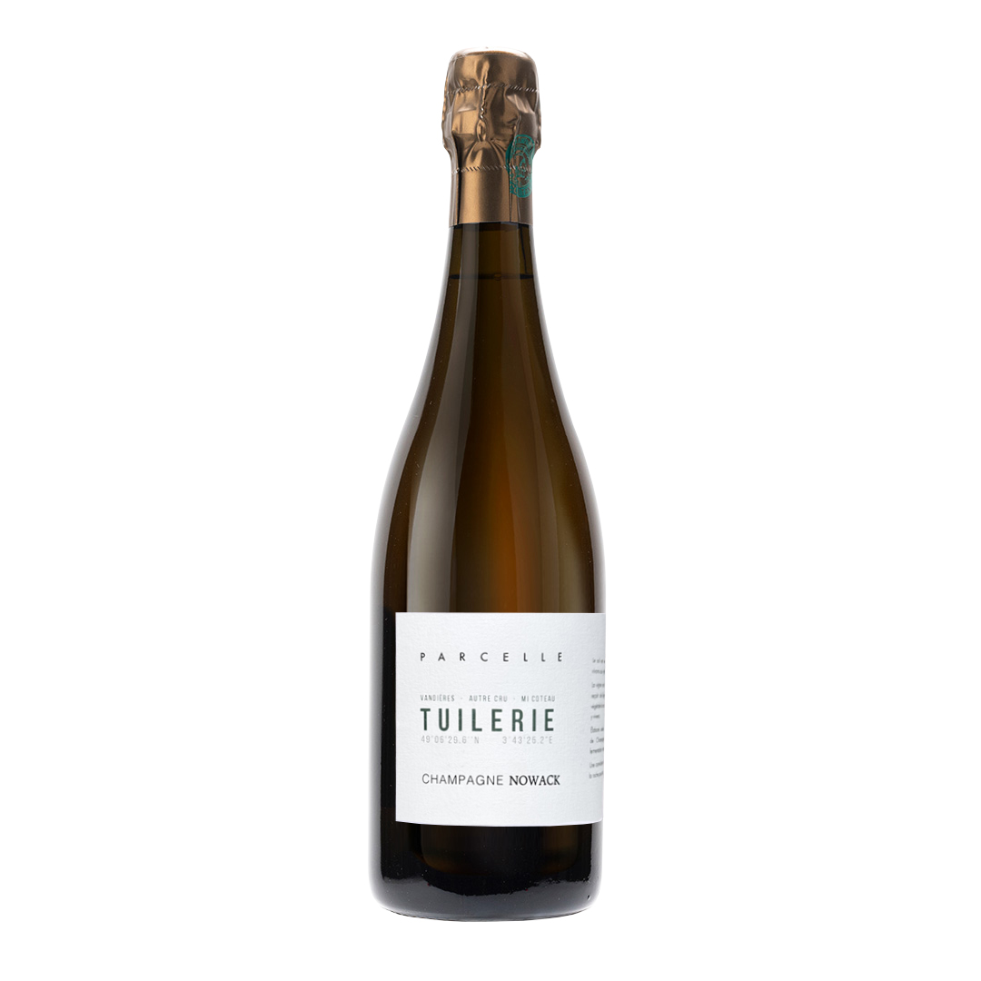 Champagne Tuilerie Extra Brut 100% Chardonnay de Flavien Nowack. Procedente del Vallée de la Marne.