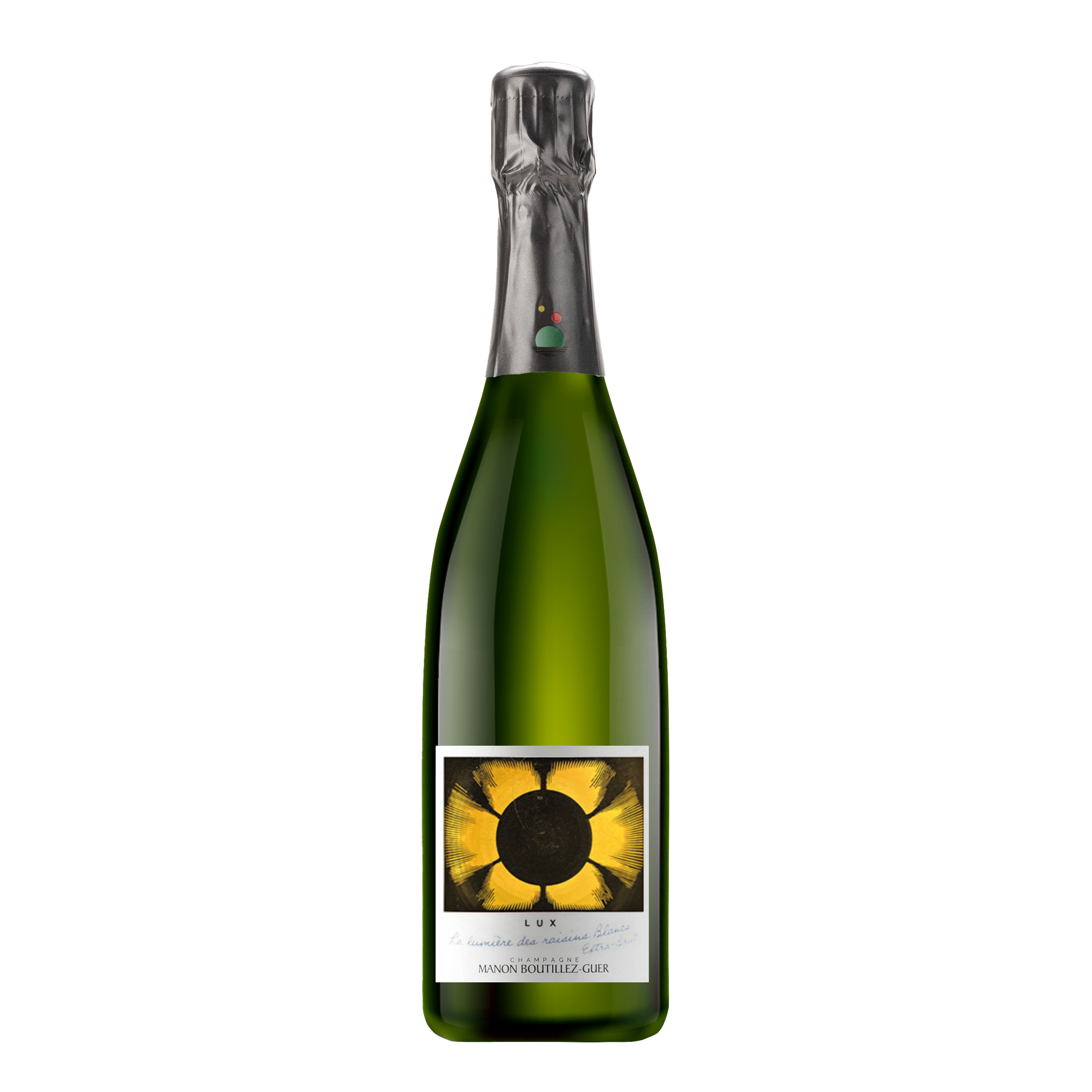 Champagne Lux Extra Brut Assemblage de Manon Boutillez-Guer. Procedente de la Montagne de Reims.