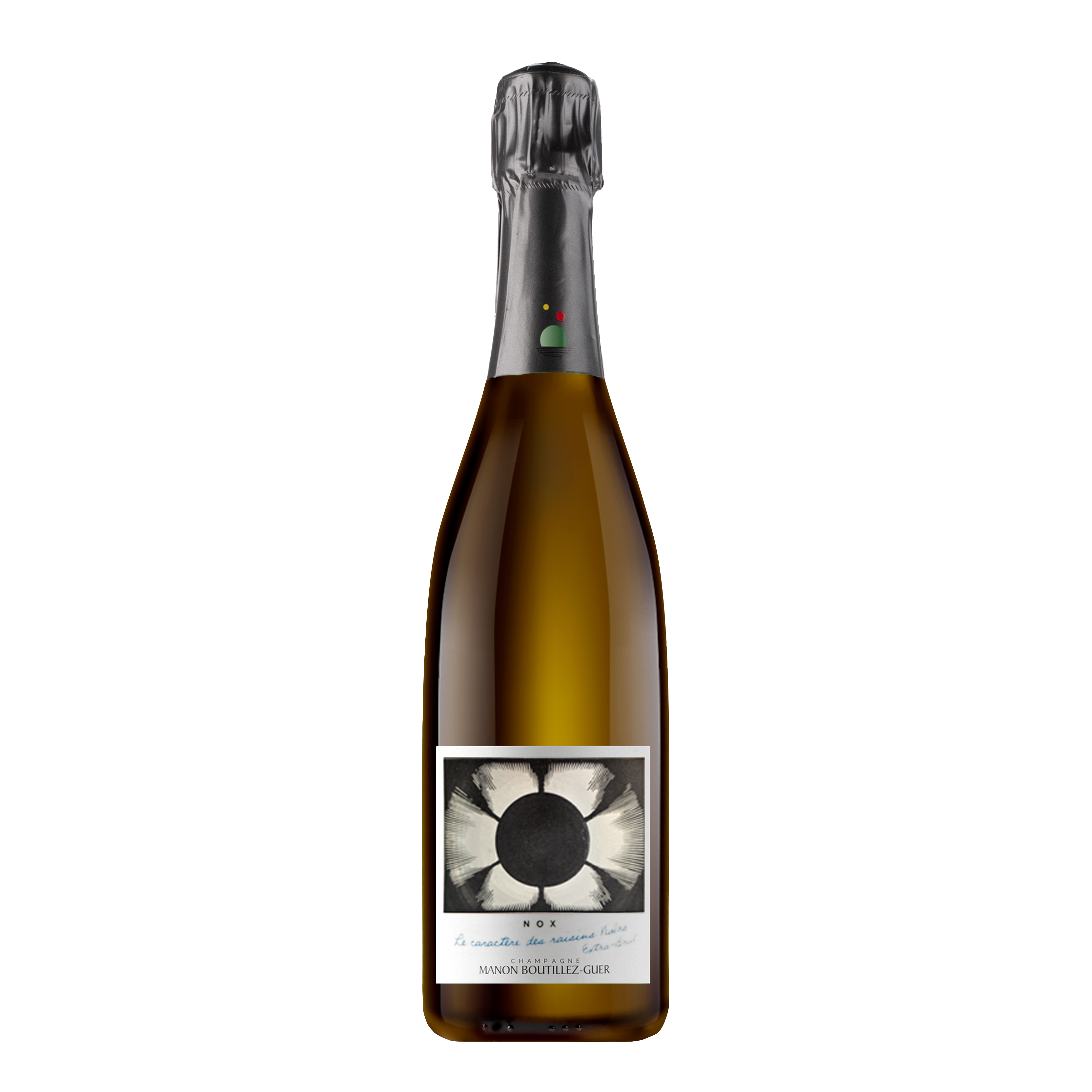 Champagne Nox Extra Brut Assemblage de Manon Boutillez-Guer. Procedente de la Montagne de Reims.