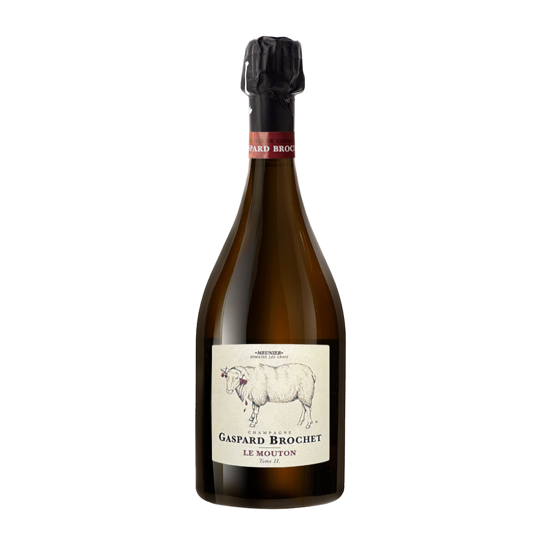 Champagne Le Mouton Tome II Meunier Extra Brut de Gaspard Brochet. Procedente de la Montagne de Reims.