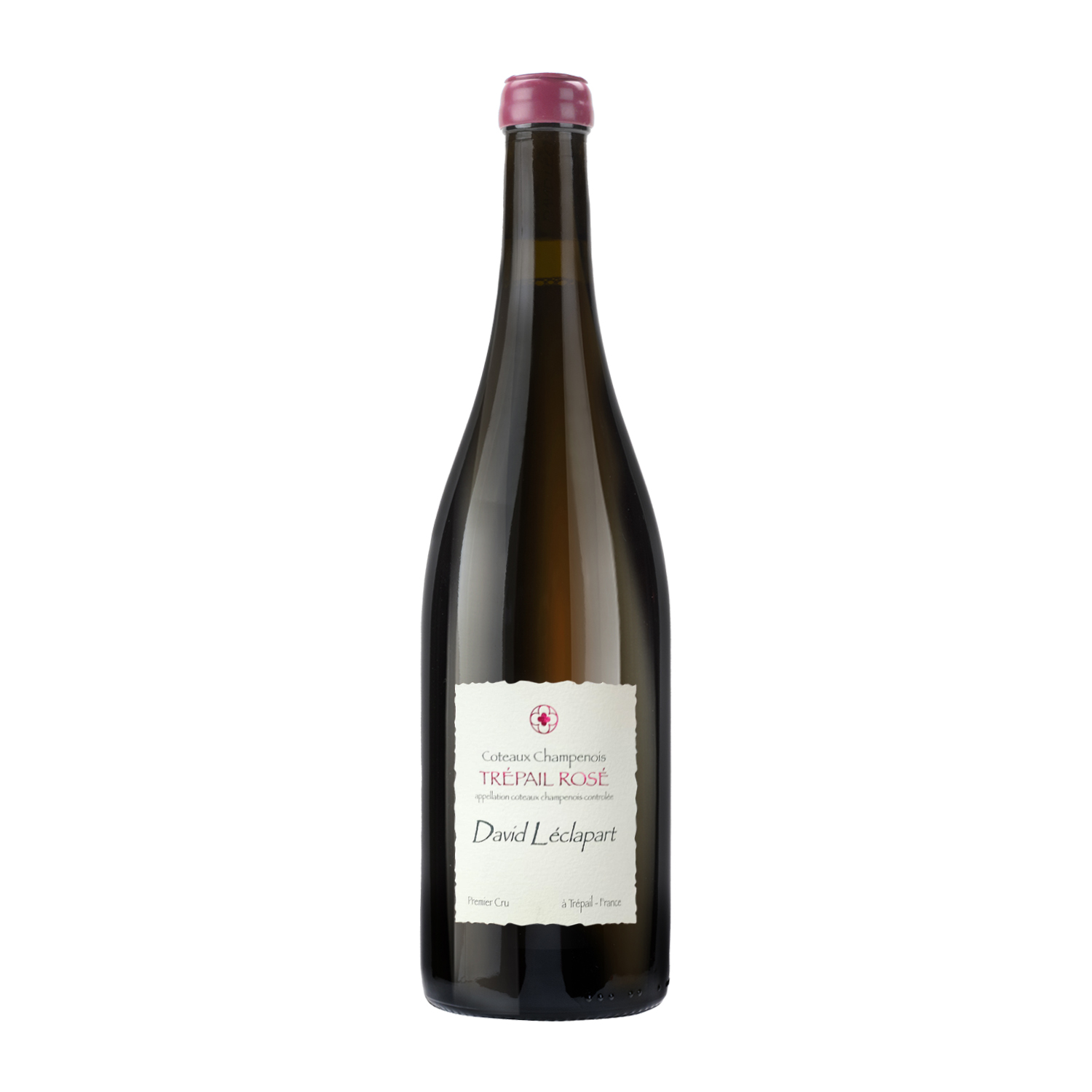 Coteaux Champenois Trépail Rosé 2023 de David Léclapart. Procedente de la Montagne de Reims.