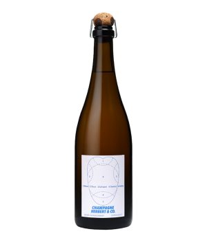 Champagne 1000% Chardonnay Extra Brut de Herbert & Co. Procedente de la Montagne de Reims.